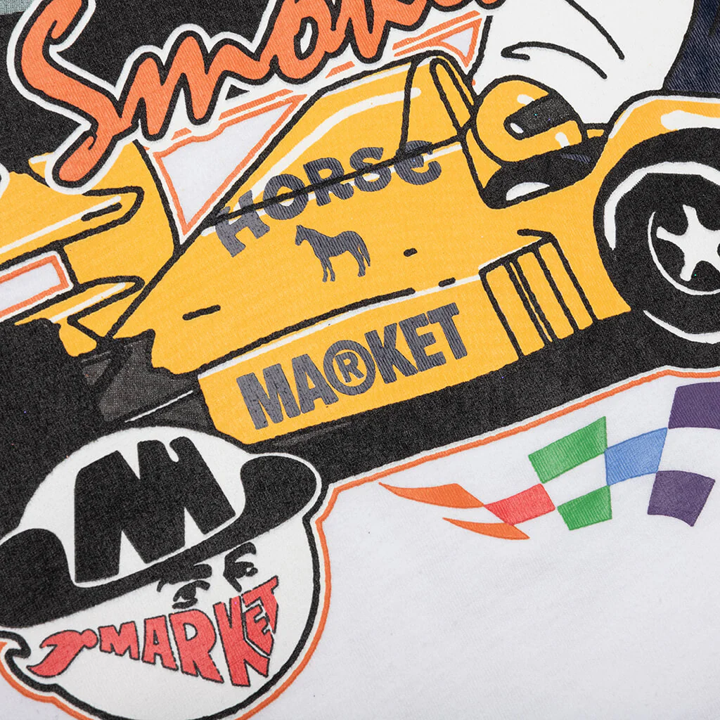 Express Racing T-Shirt - White - Image 4