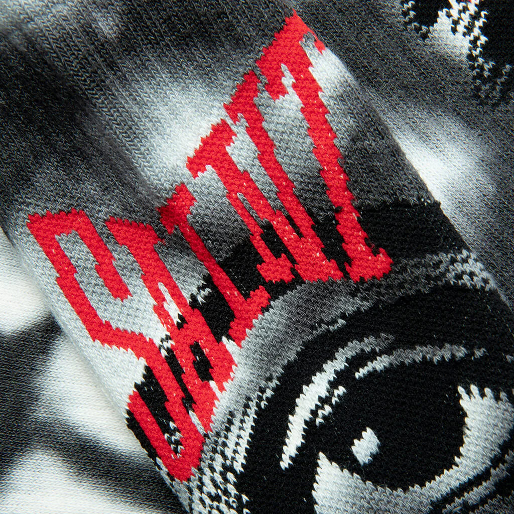 Eyes Socks - Tie Dye Black - Image 2