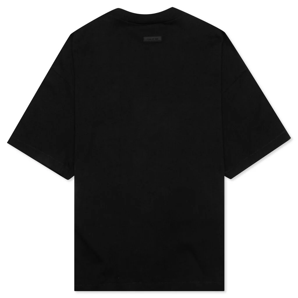 Essential Tee - Jet Black - Image 2
