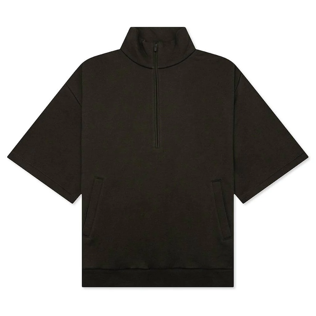 3/4 Half Zip - Off Black