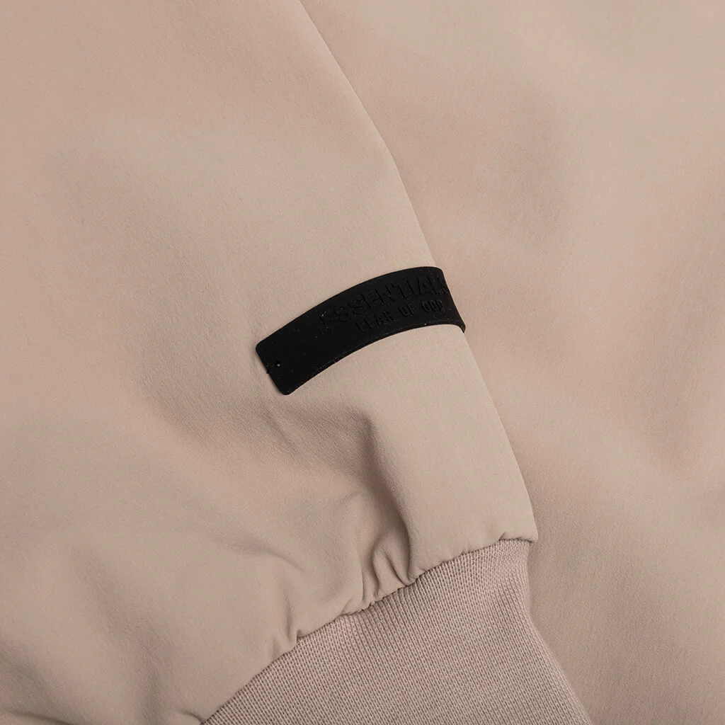Bonded Nylon Bomber Jacket - Desert Sand - Image 3