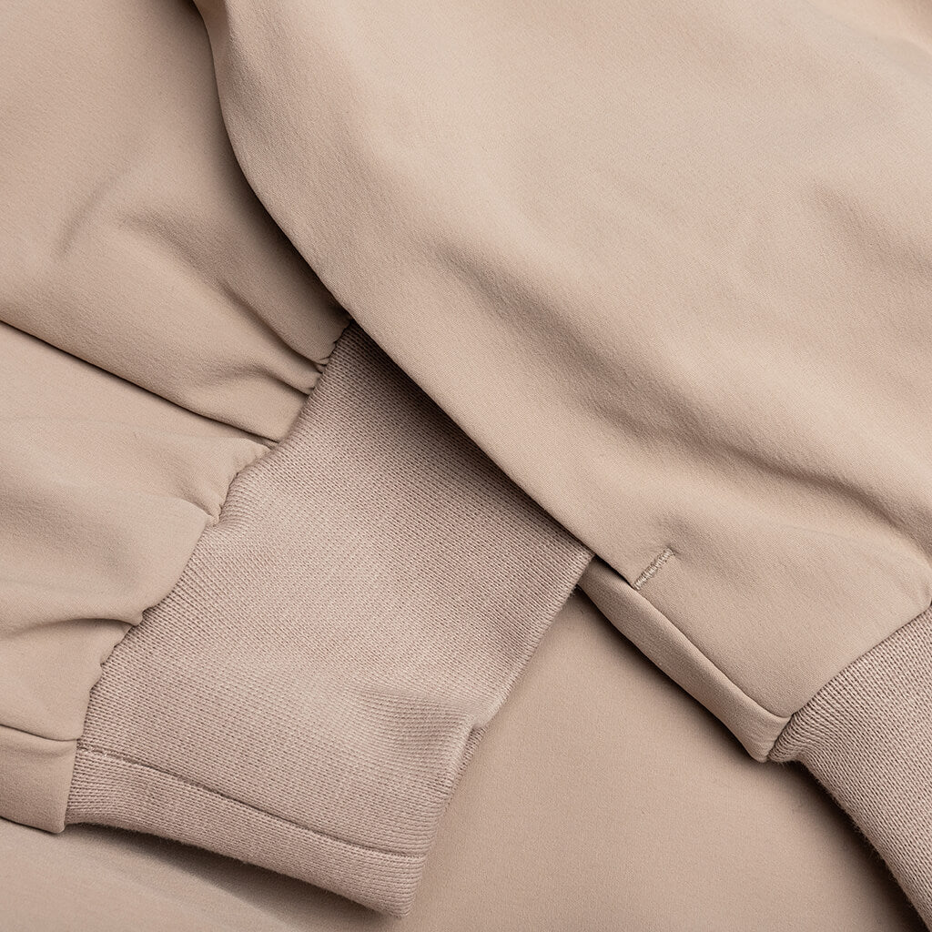 Bonded Nylon Bomber Jacket - Desert Sand - Image 4