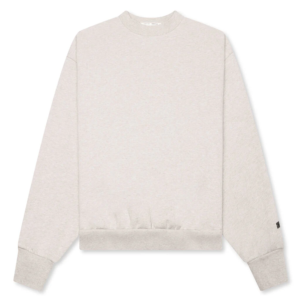 Classic Fleece Crewneck - Heather Stone