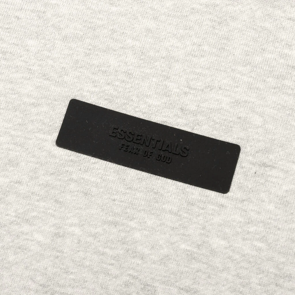 Crewneck Sweater - Light Heather Grey - Image 4
