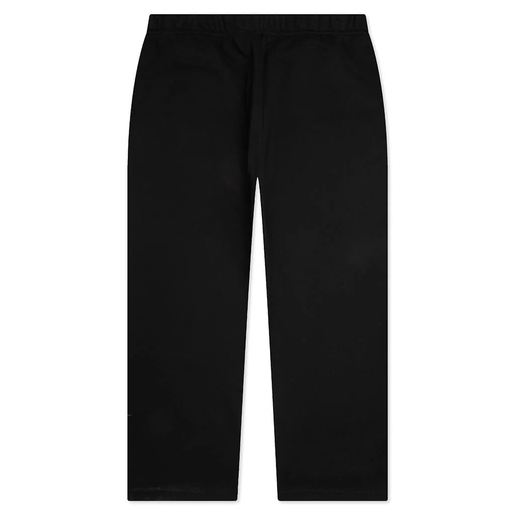 Fleece Relaxed Sweatpant - Black - Image 2