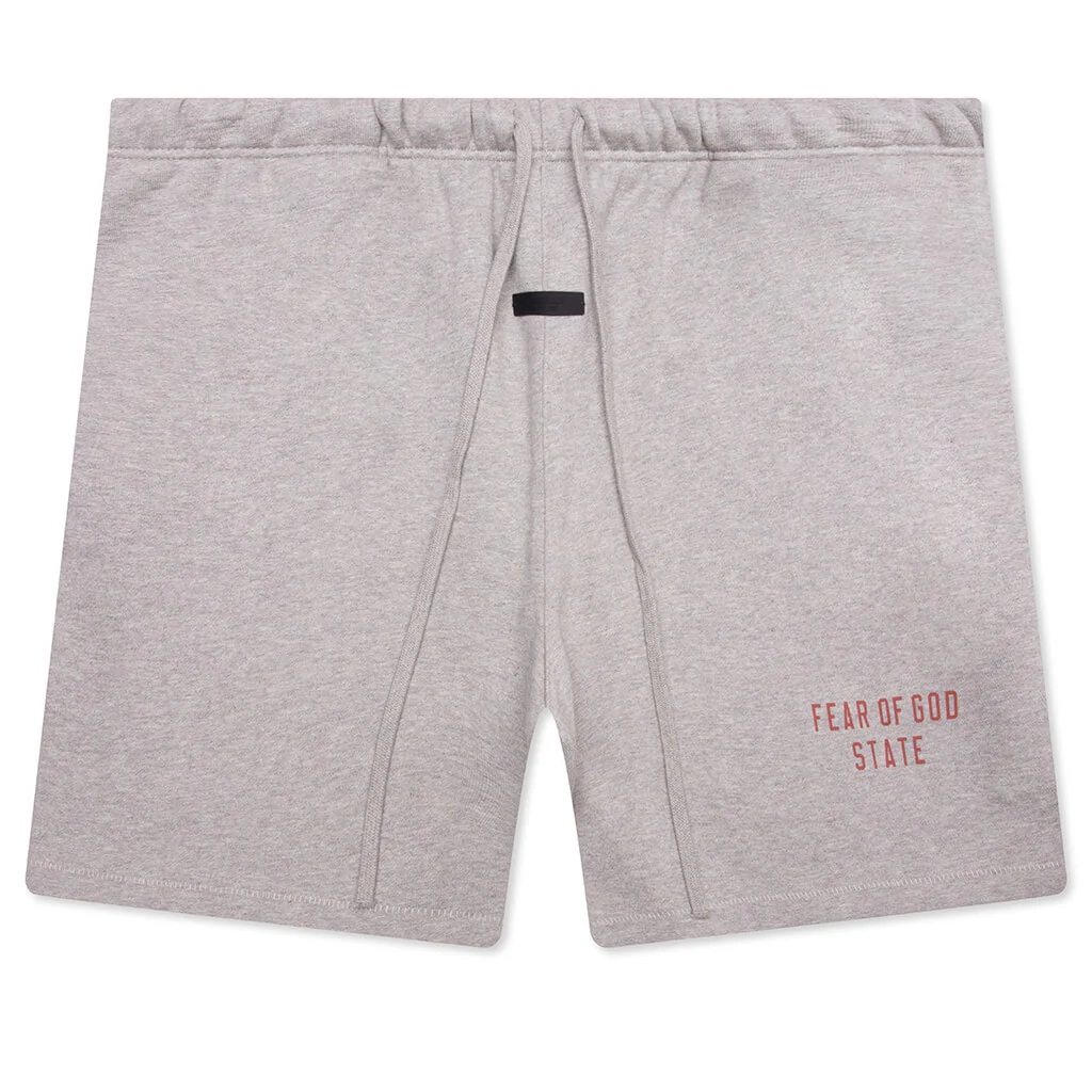 Fleece Soccer Short - Dark Heather