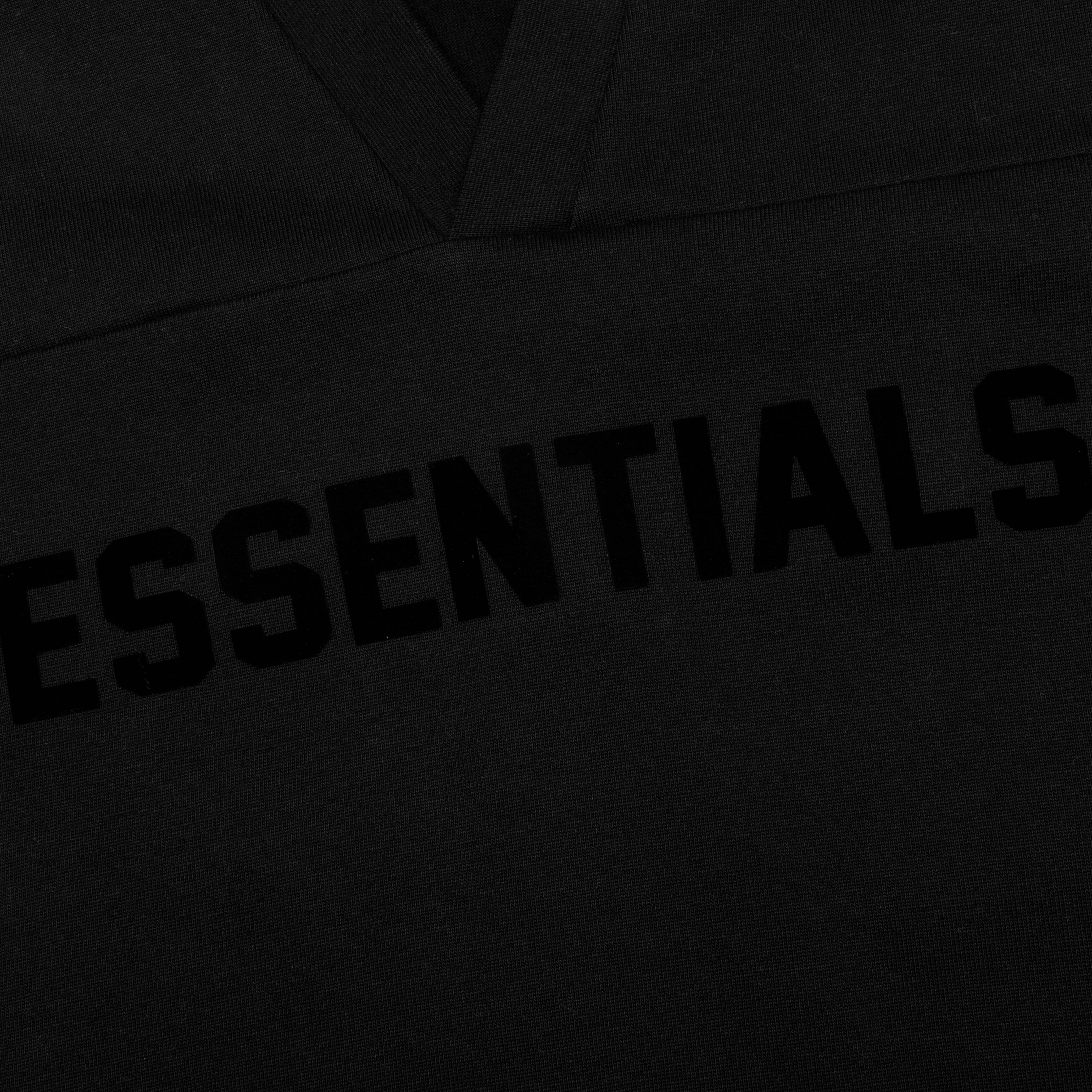 Football Tee - Jet Black - Image 4