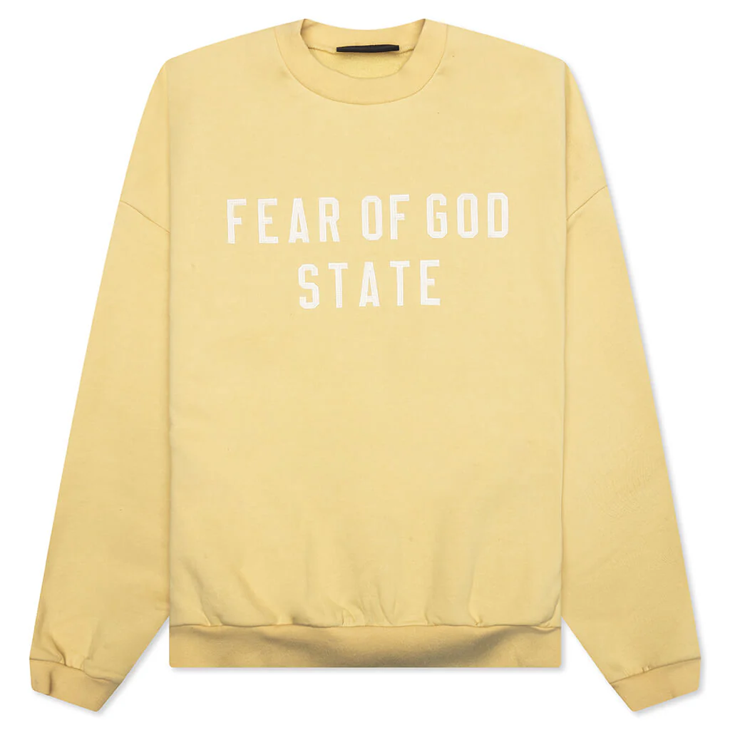 Heavy Fleece Crewneck - Amber