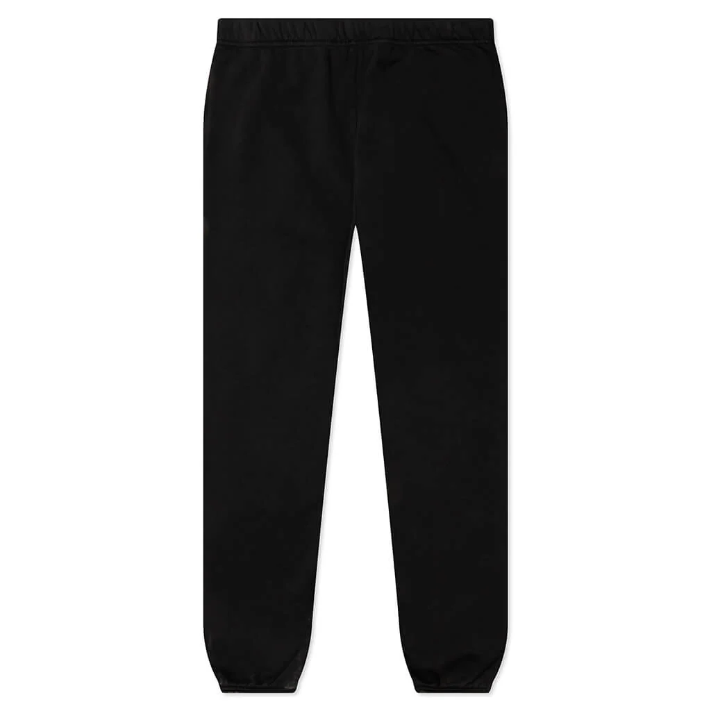 Heavy Fleece Essential Sweatpant - Black - Image 2