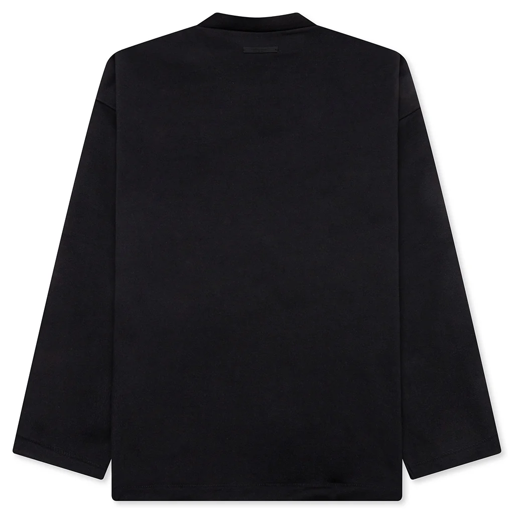 Heavy Fleece Hockey Jersey - Black - Image 2