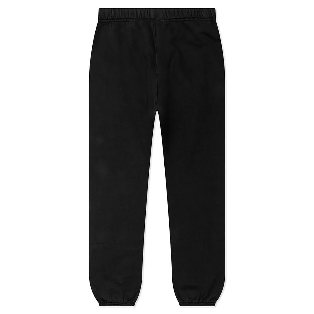 Heavy Fleece Sweatpant - Black - Image 2