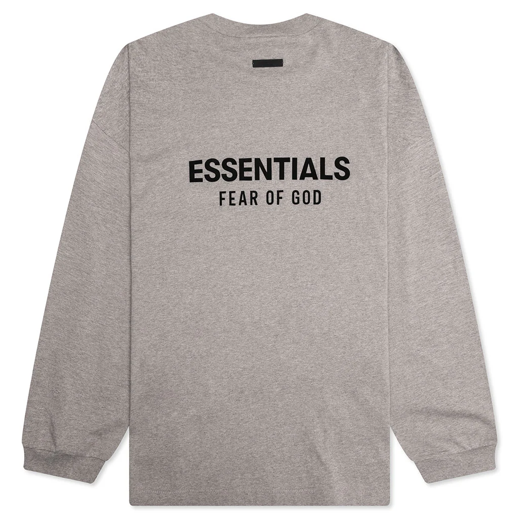 Jersey Long Sleeve T-Shirt - Heather Gray - Image 2