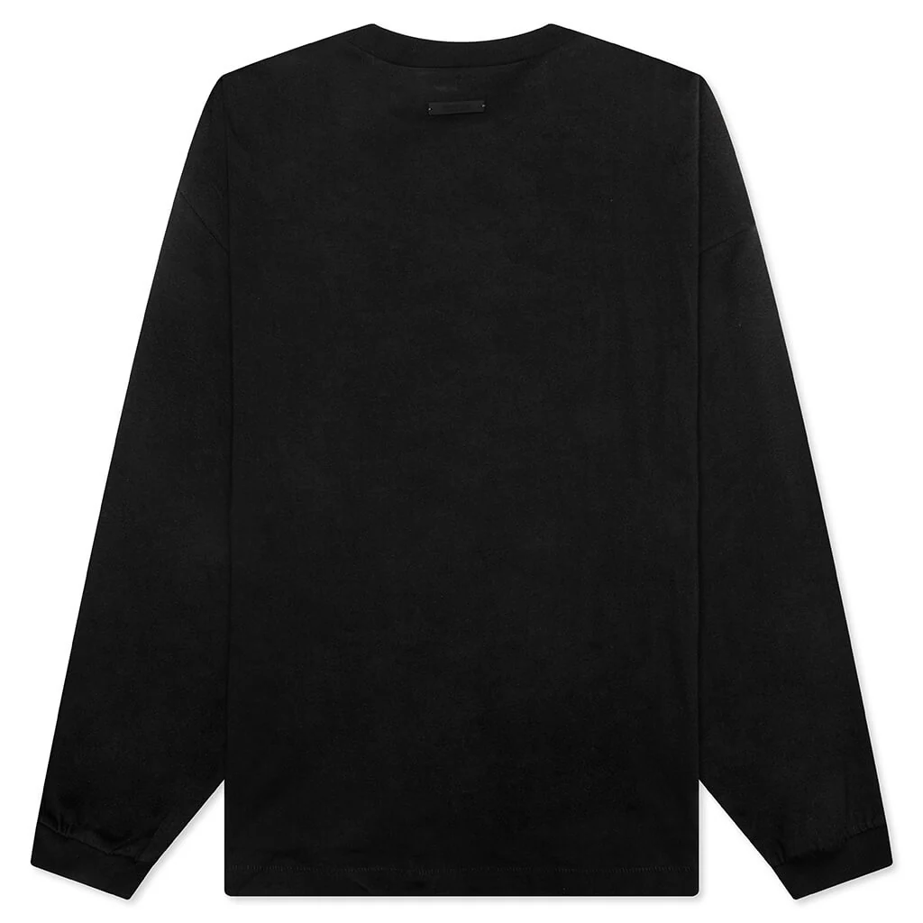 Jersey L/S Tee - Black - Image 2