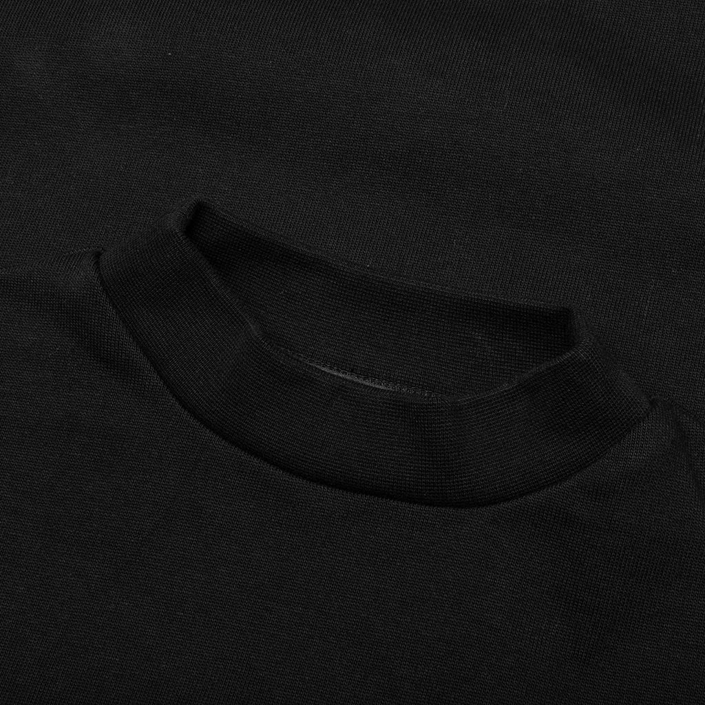 Kid's Heavy Jersey Crewneck T-Shirt - Jet Black - Image 5
