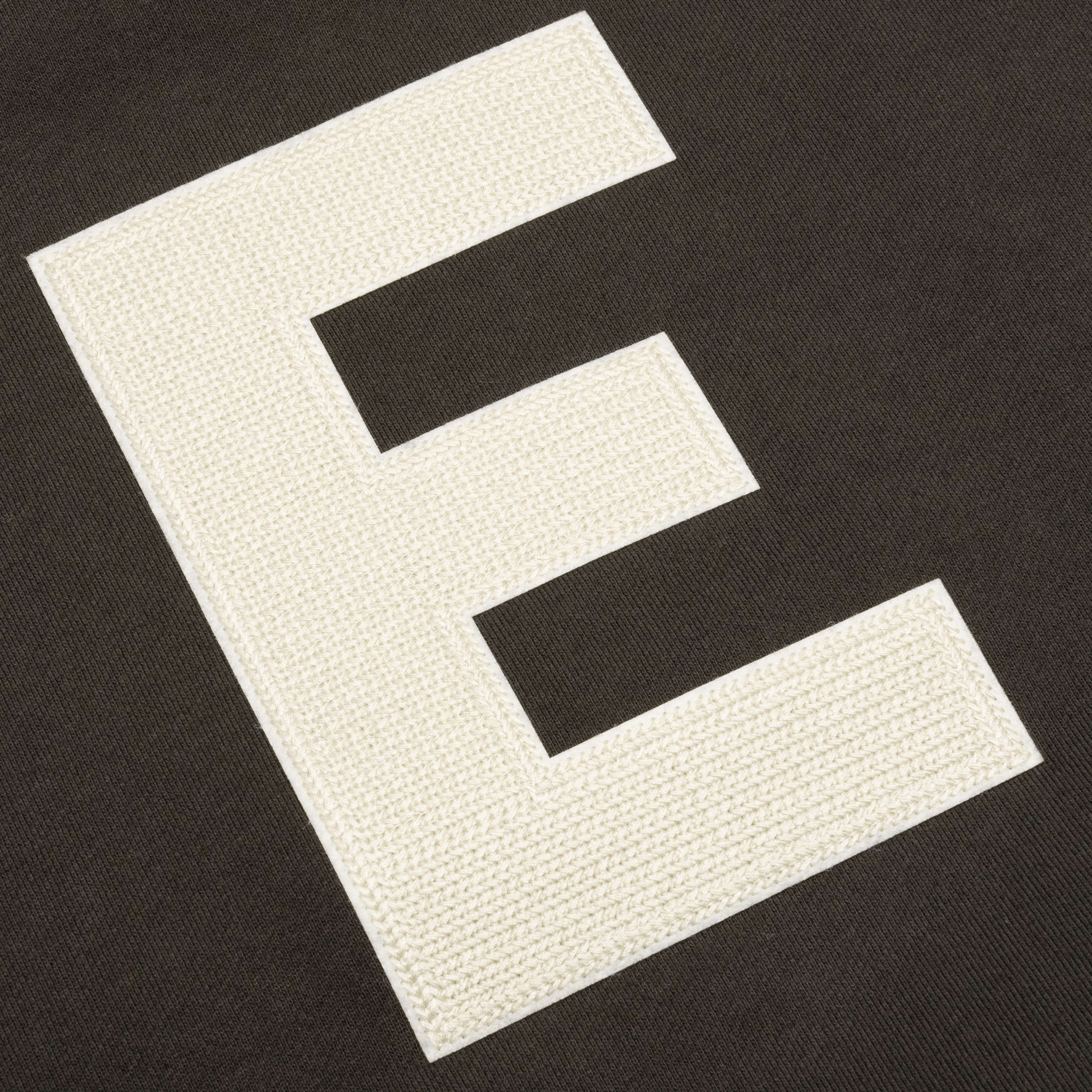 Kid's Essential Crewneck - Off Black - Image 4