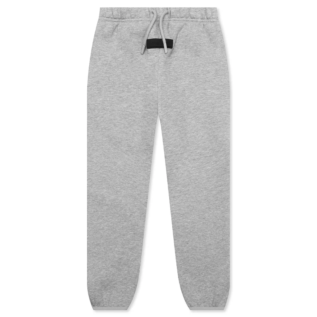 Kids Essentials Sweatpant - Dark Heather Oatmeal - Image 3