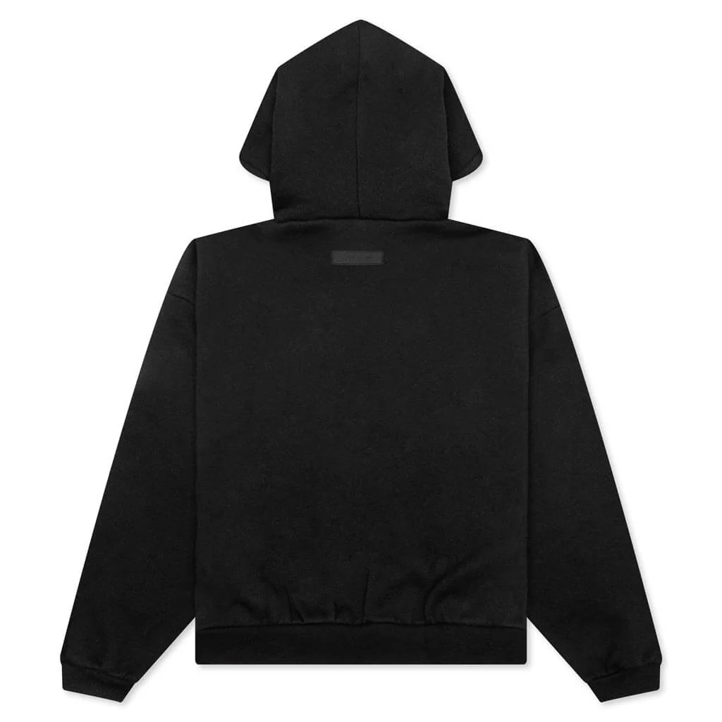 Kid's Hoodie - Jet Black - Image 2