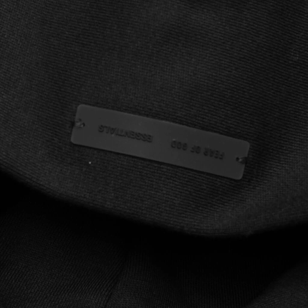 Kid's 90's Fit Fleece Hoodie - Jet Black - Image 4