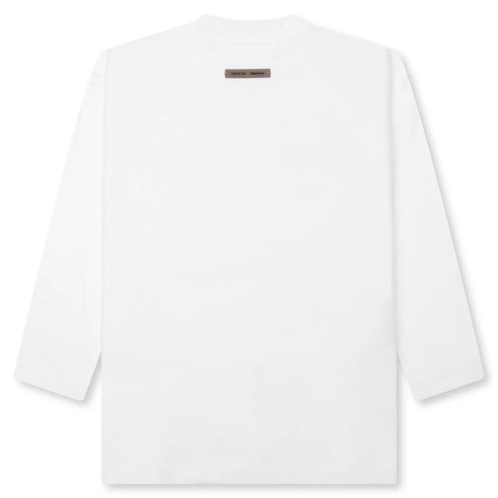 Kid's Classic L/S T-Shirt - Cloud White - Image 2