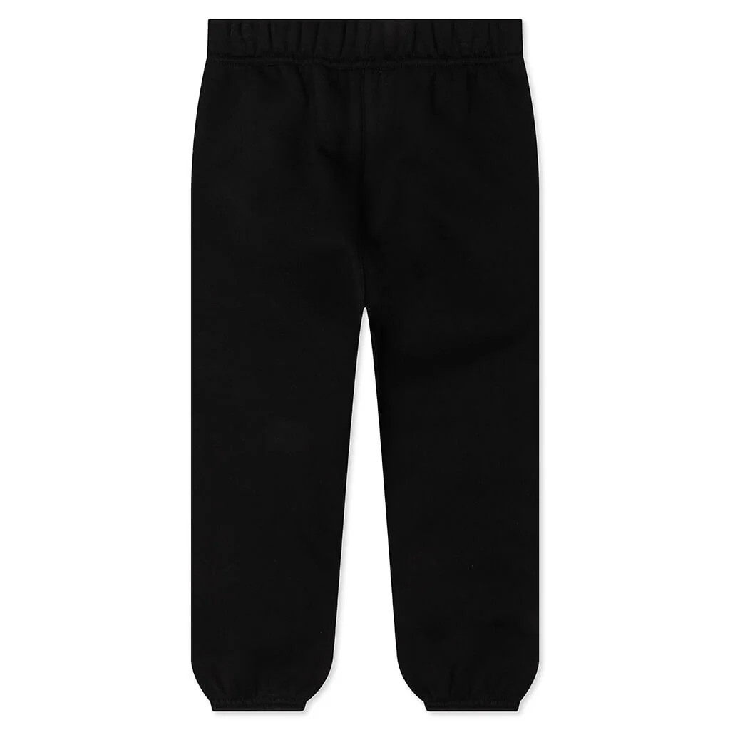 Kid's Fleece Essential Sweatpant - Black - Image 2