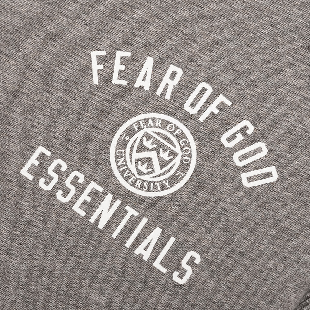 Kid's Jersey Crewneck Tee - Heather Gray - Image 3