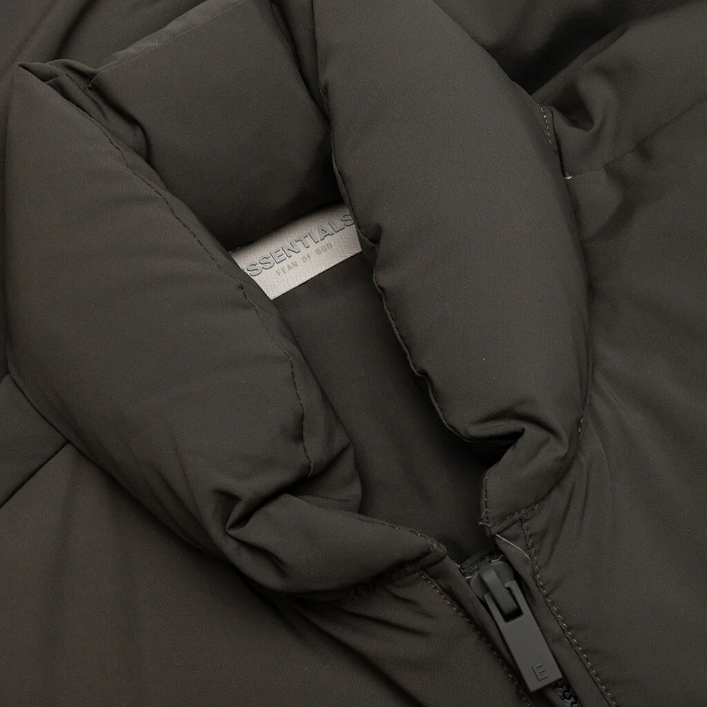 Kid's Puffer - Off Black - Image 3