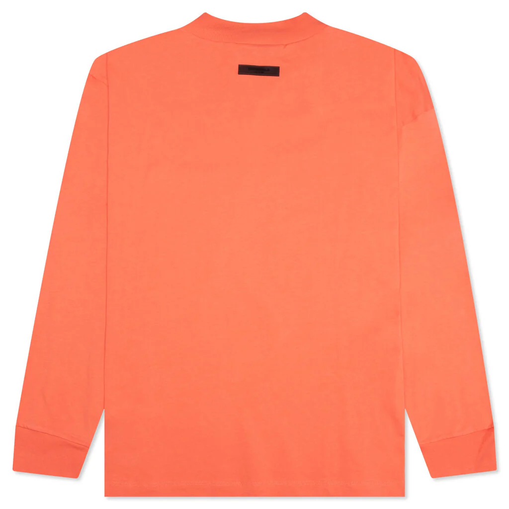 Essentials L/S Tee - Coral - Image 2