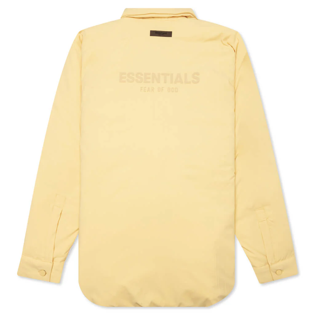 Nylon Filled Shirt Jacket - Light Tuscan - Image 2