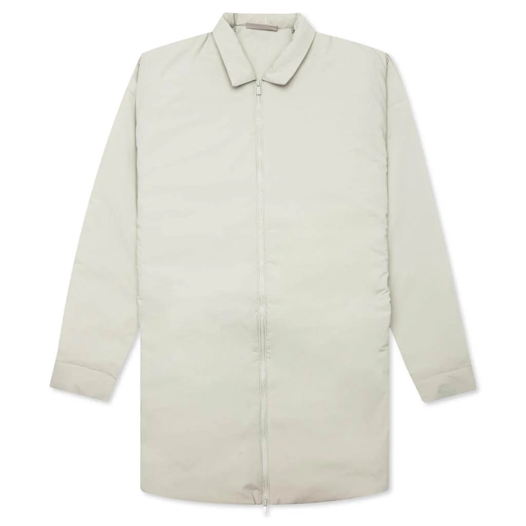 Nylon Filled Shirt Jacket - Seal