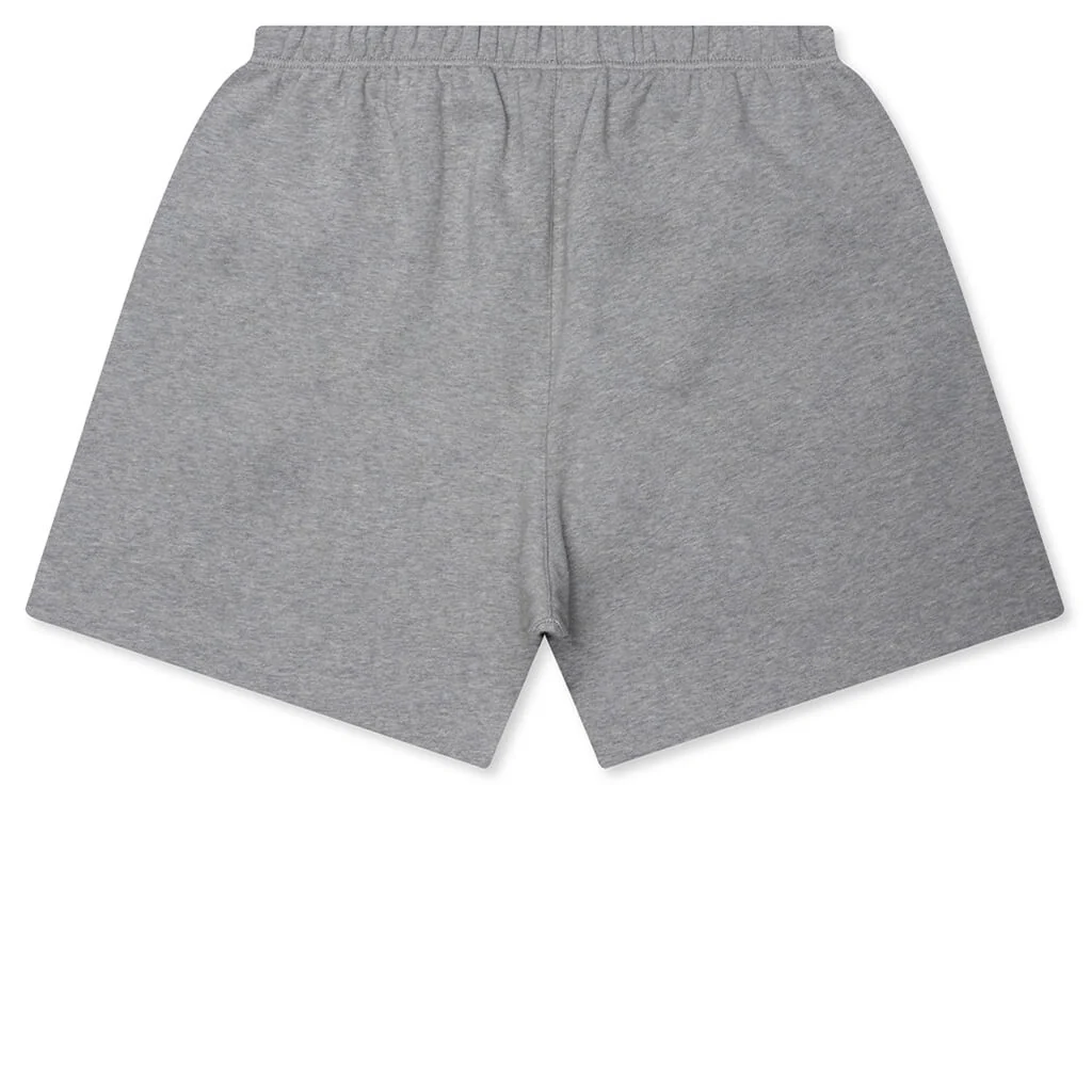 Fear of God Essentials x MLB Dodgers Classic Sweatshort - Concrete Heather - Image 2