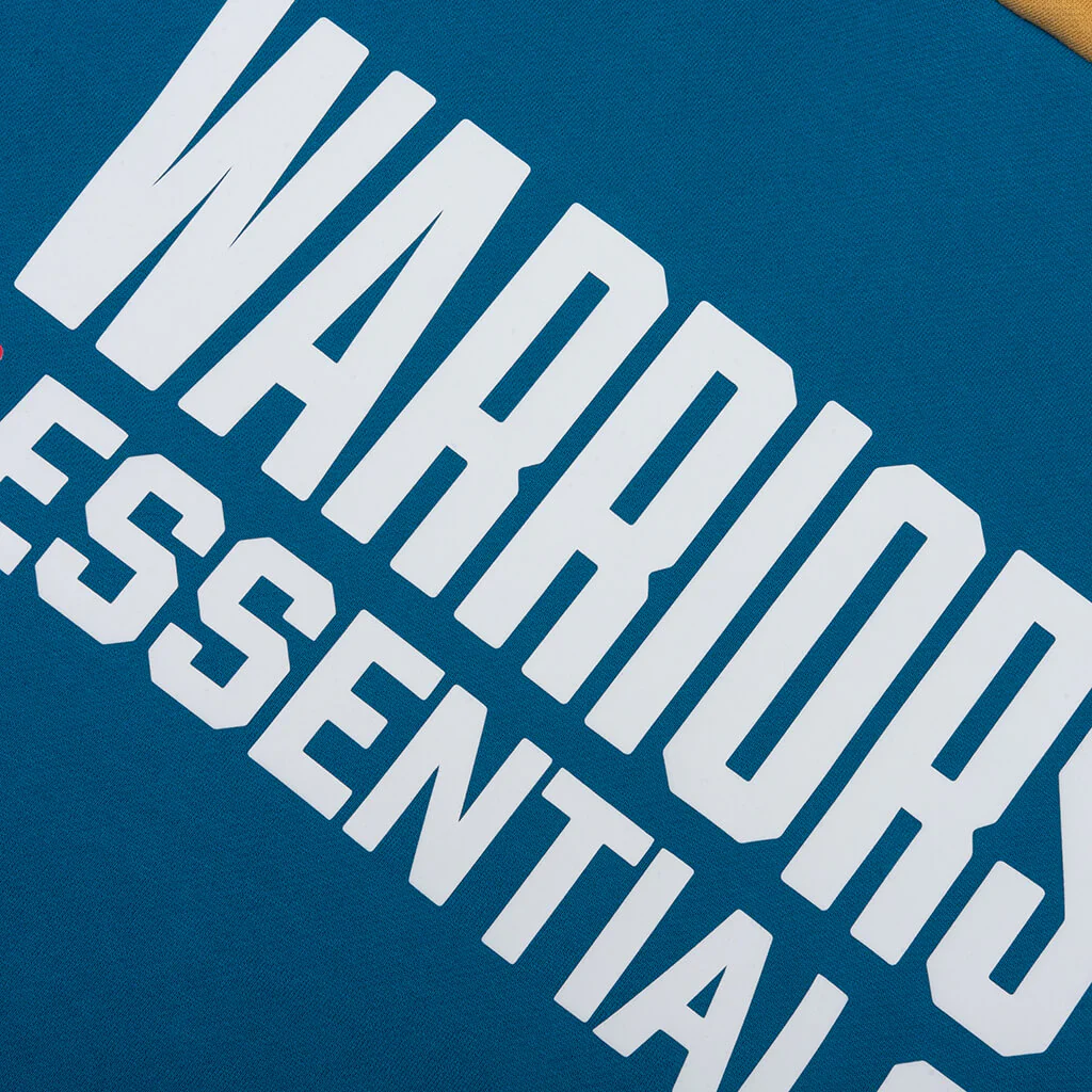 Fear of God Essentials x NBA Warriors Sport Hoodie - Blue Sapphire/Canyon - Image 3