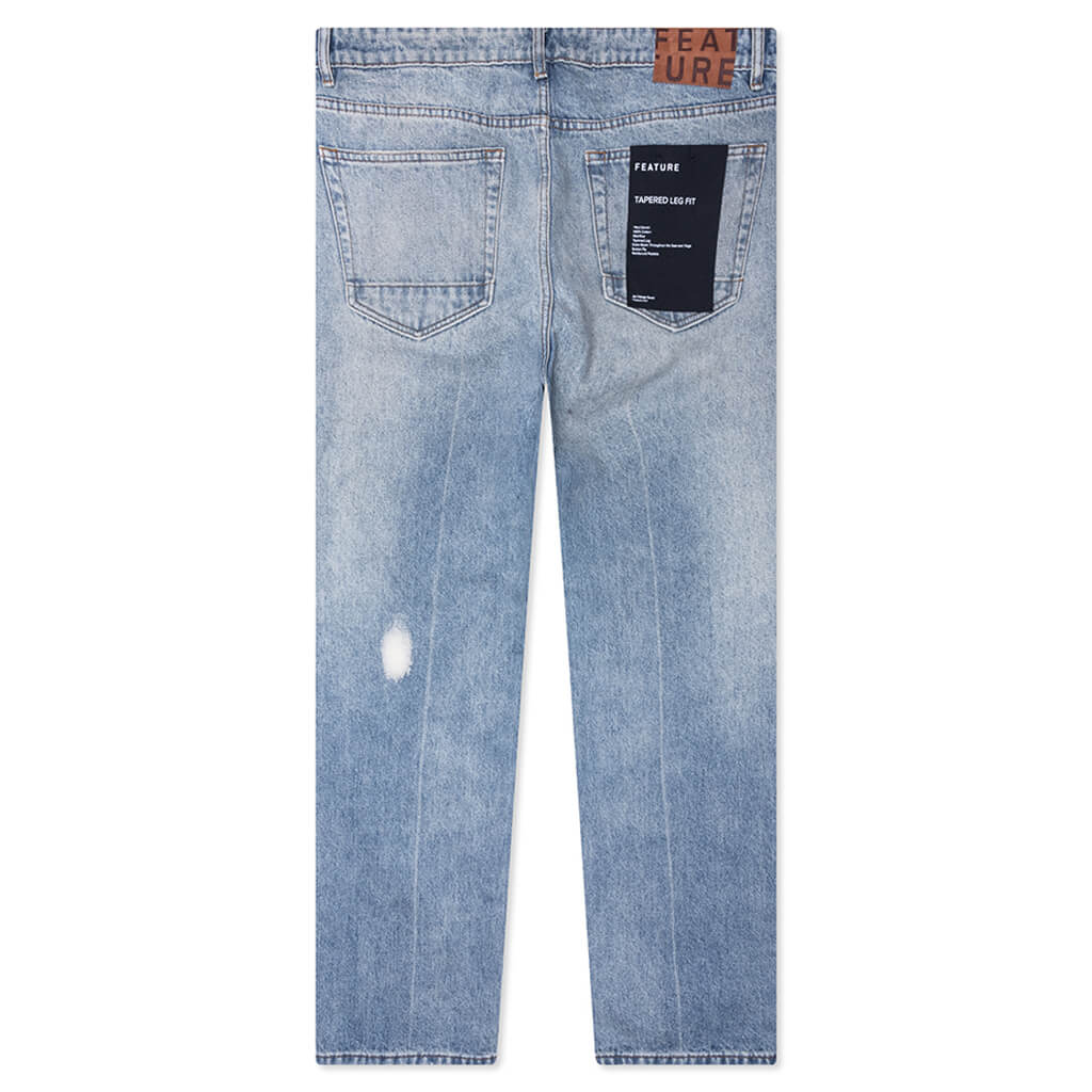 Jacob Tapered Denim - Vintage Med Blue - Image 2
