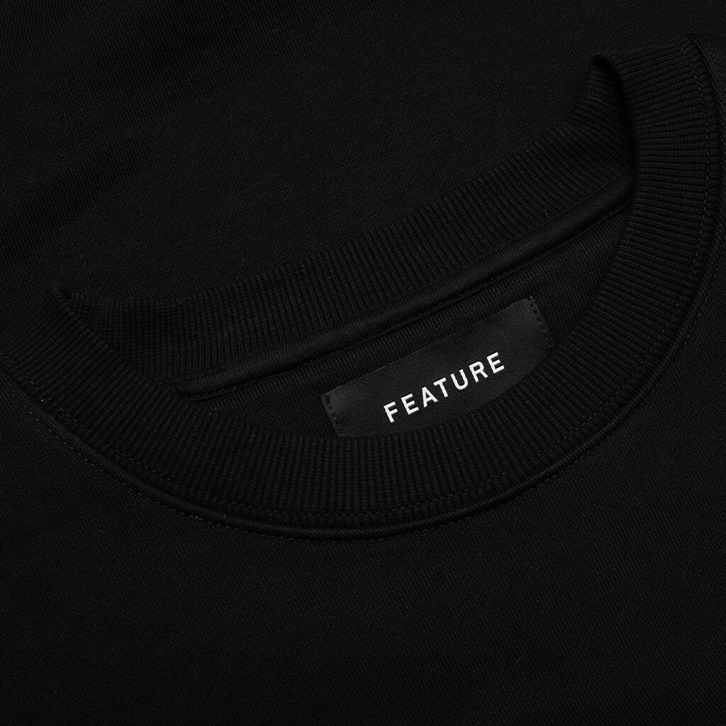 Academy Crewneck - Black/White - Image 3
