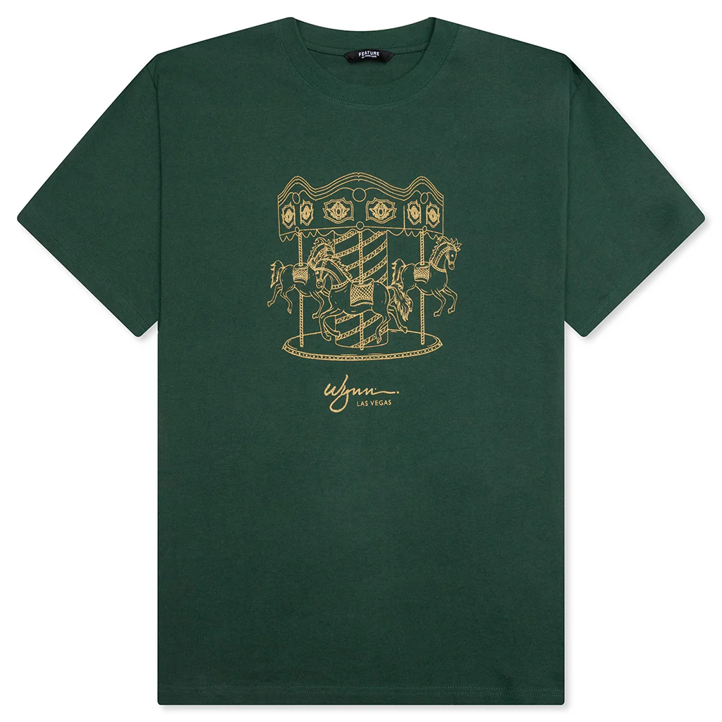 Feature x Wynn Carousel Tee - Dark Green