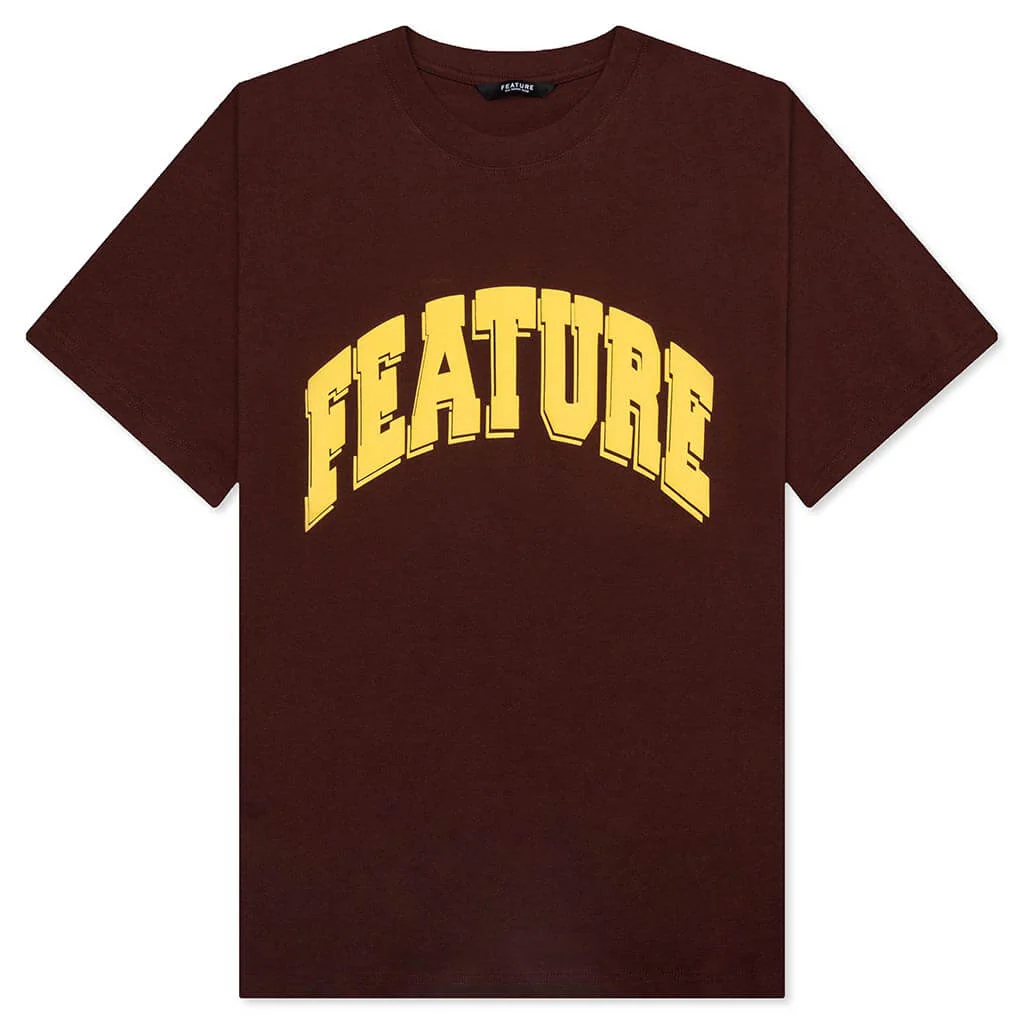 Collegiate Arch Tee - Bitter Chocolate