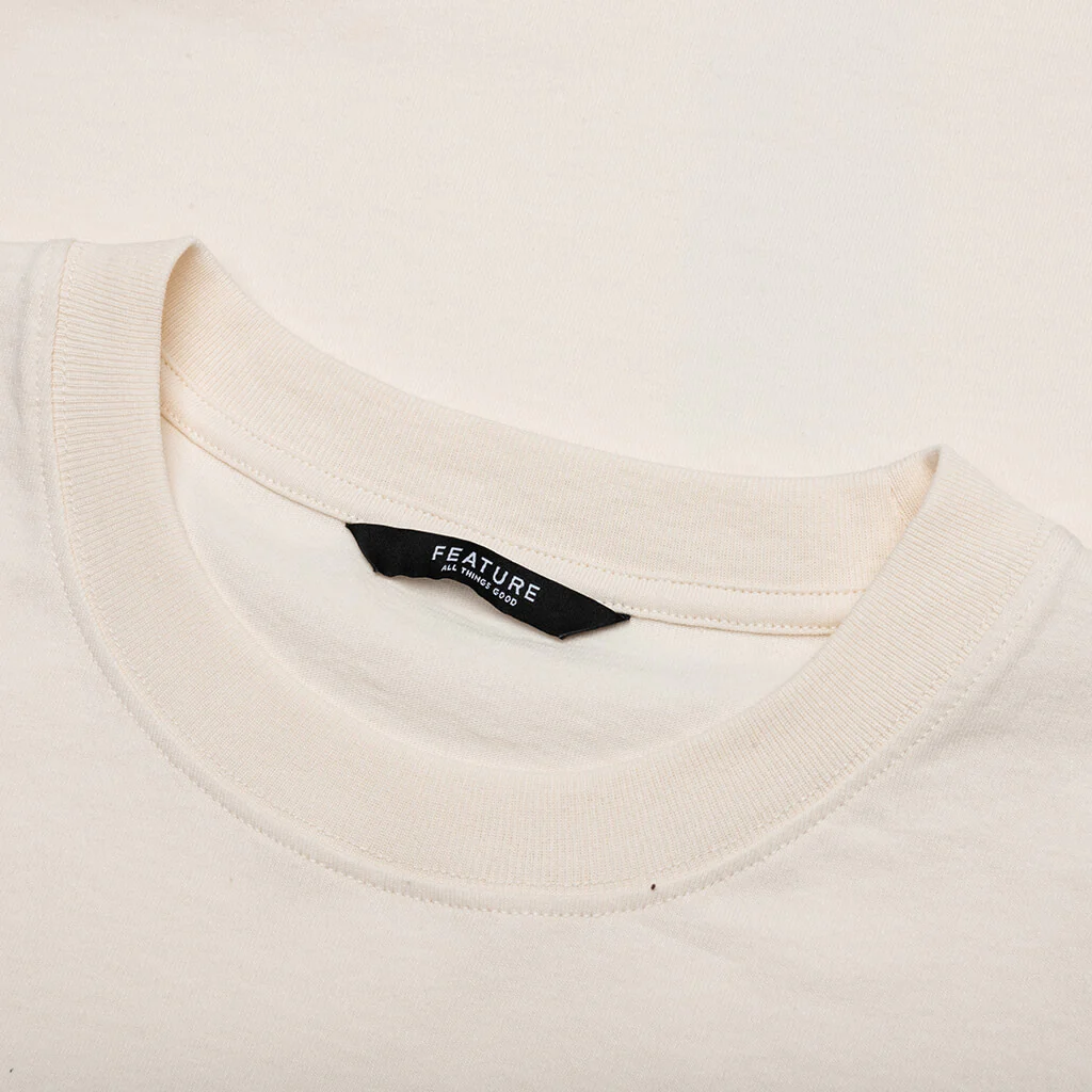 Collegiate Arch Tee - Cannoli Cream - Image 3