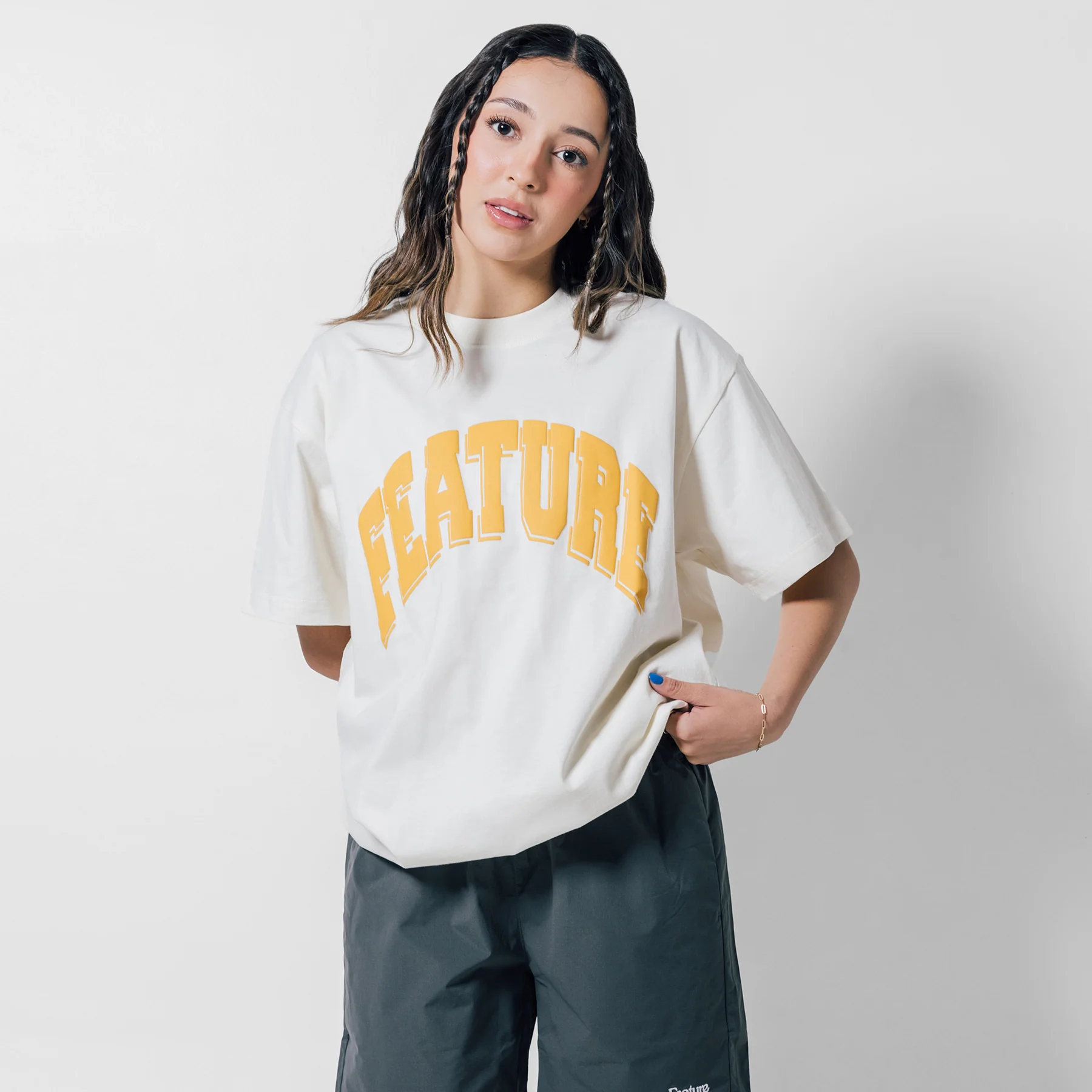 Collegiate Arch Tee - Black - Image 8