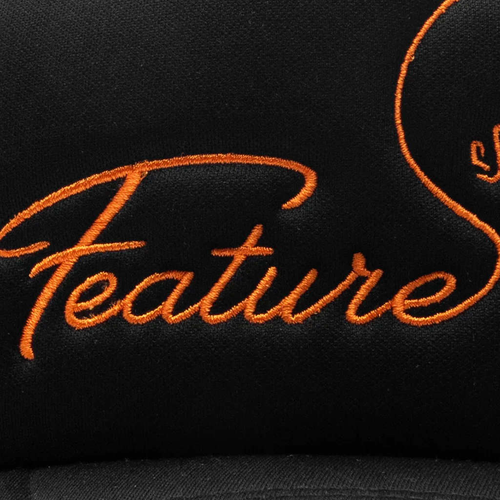 Cowboy Trucker - Black/Orange - Image 2