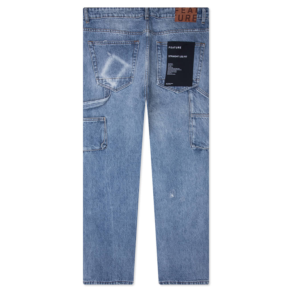 Louis Work Pant - Vintage Blue - Image 2