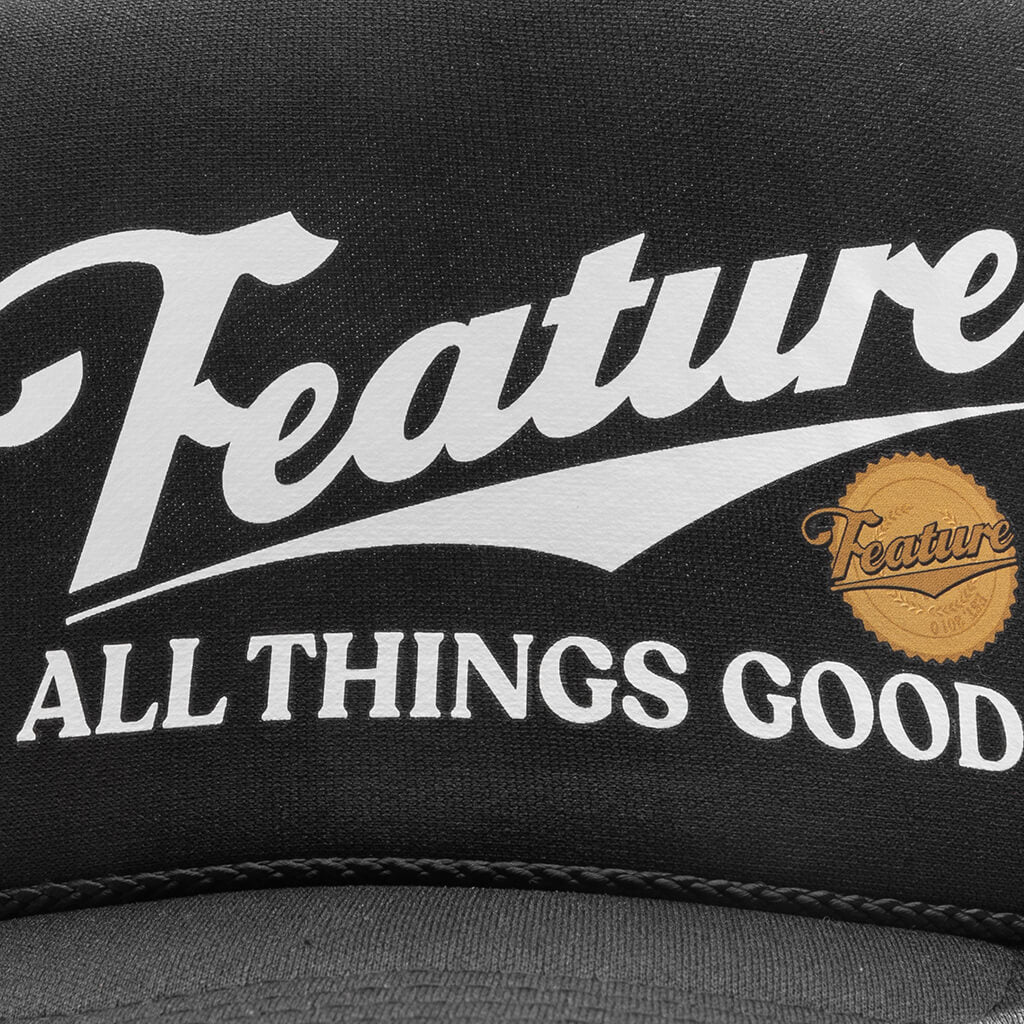 Draft Trucker Hat - Black - Image 2