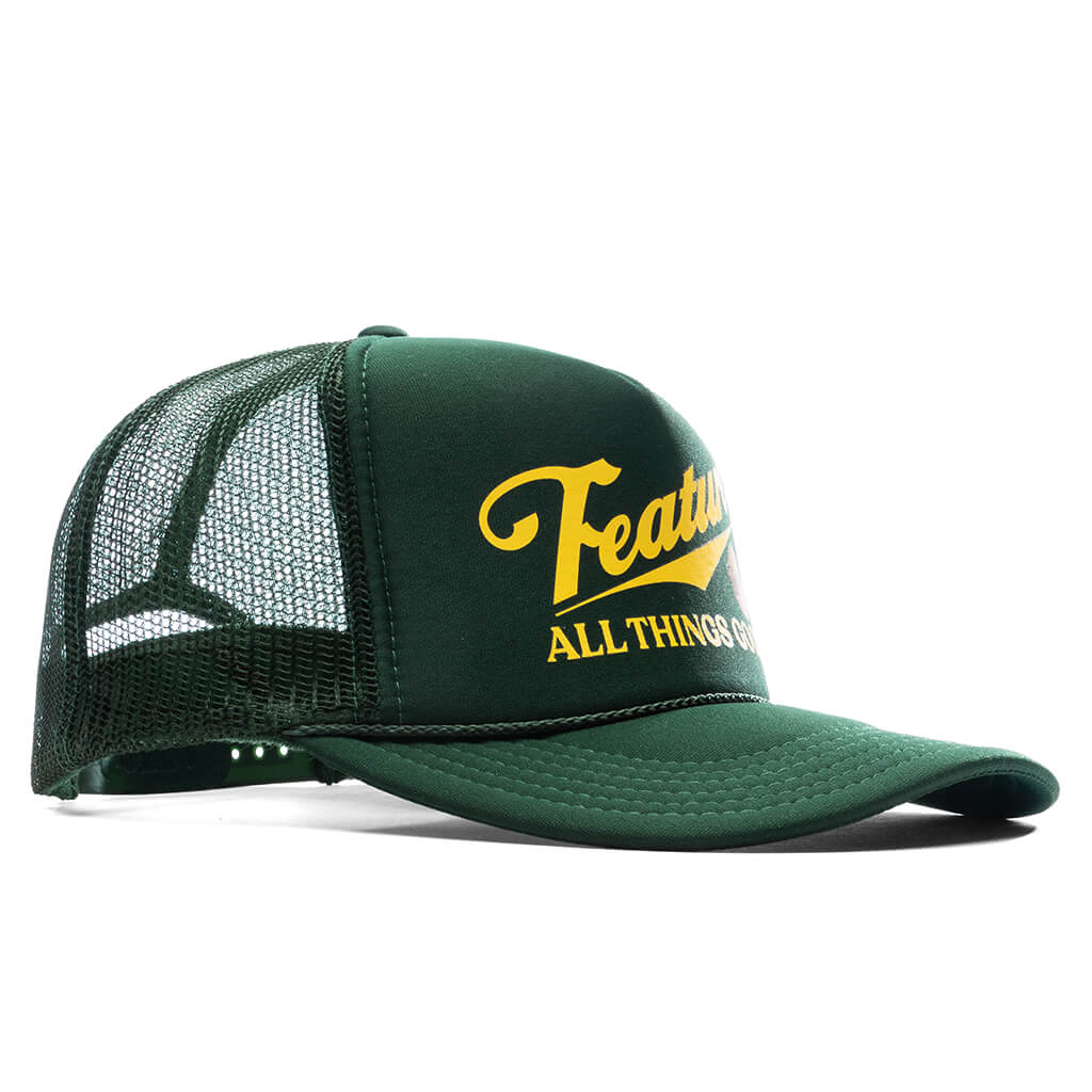 Draft Trucker Hat - Dark Green - Image 3