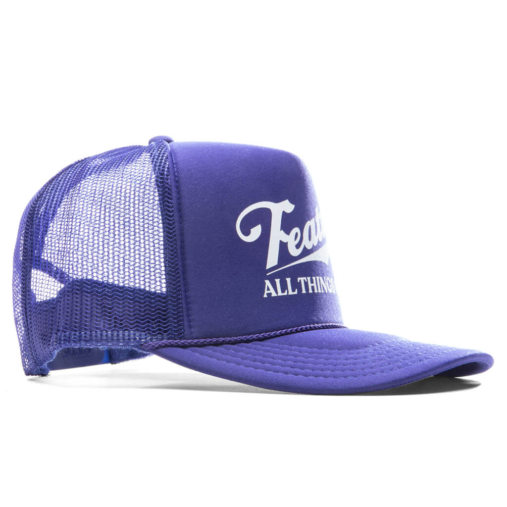 Draft Trucker Hat - Purple - Image 3