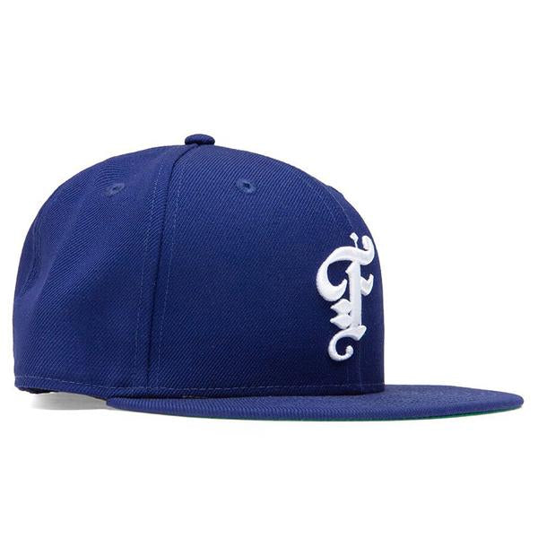 Feature x New Era Old English Fitted Hat - Royal - Image 3