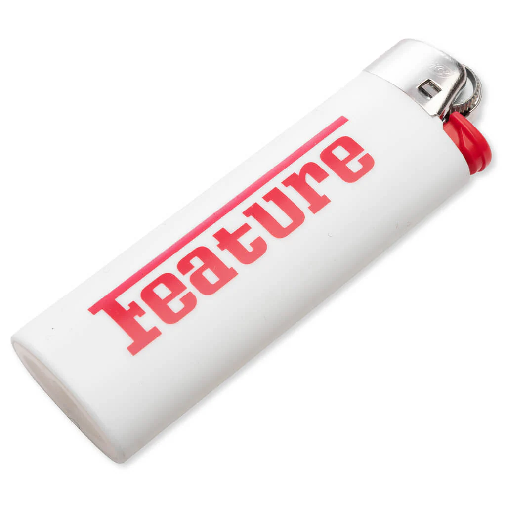 Grand Prix Rari Lighter - White/Red - Image 2
