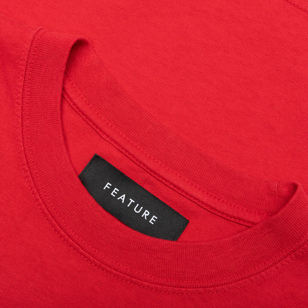 Flag Tee - Scarlet - Image 4