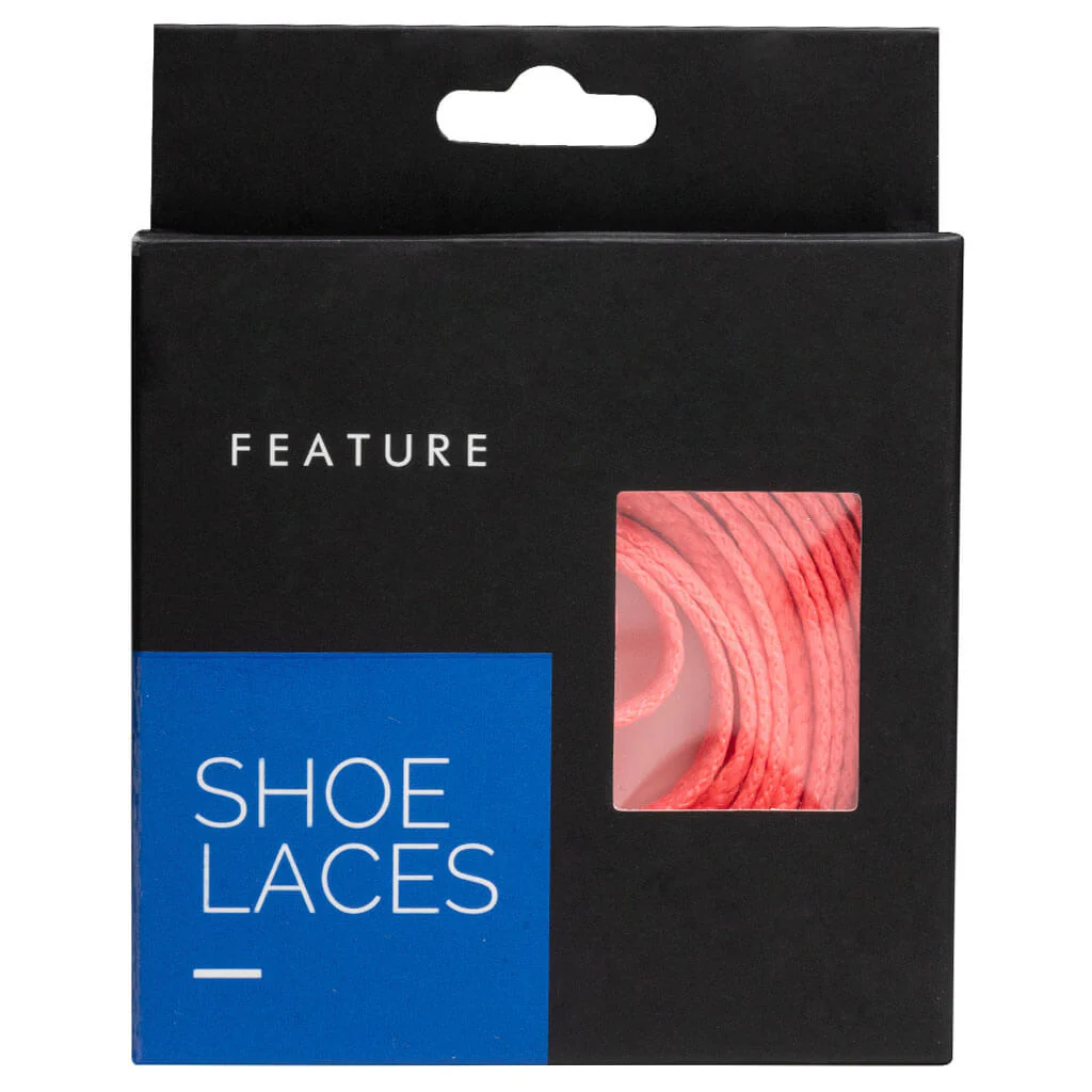 Flat Shoe Laces - Neon Pink - Image 2