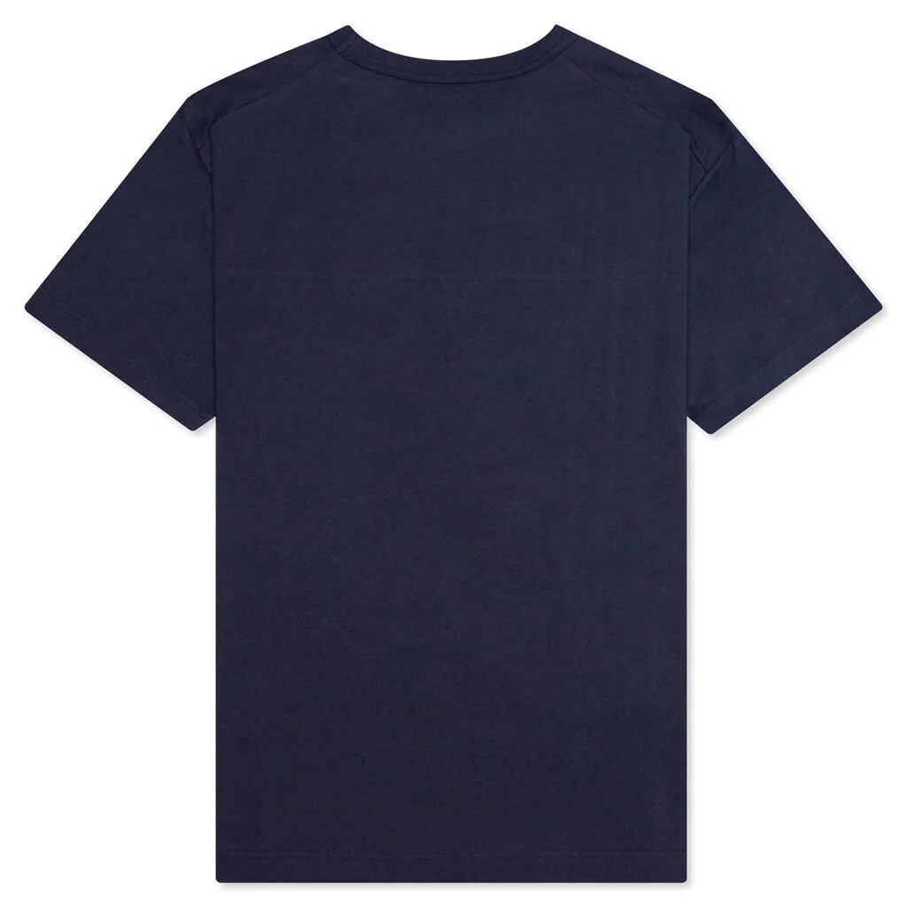 Jersey Braque Pocket Tee - Navy - Image 2
