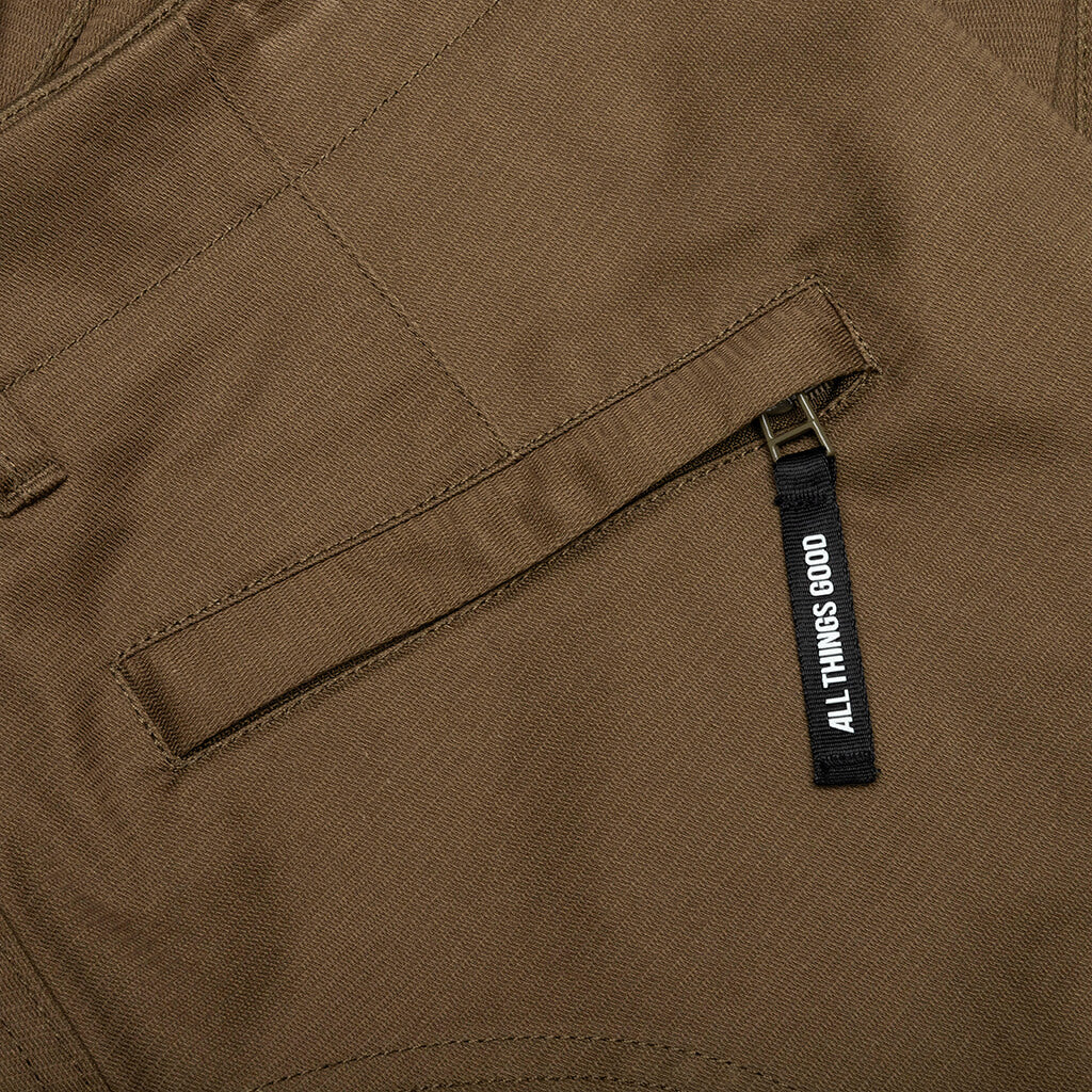 Keane Cargo Pants - Medium Brown - Image 7