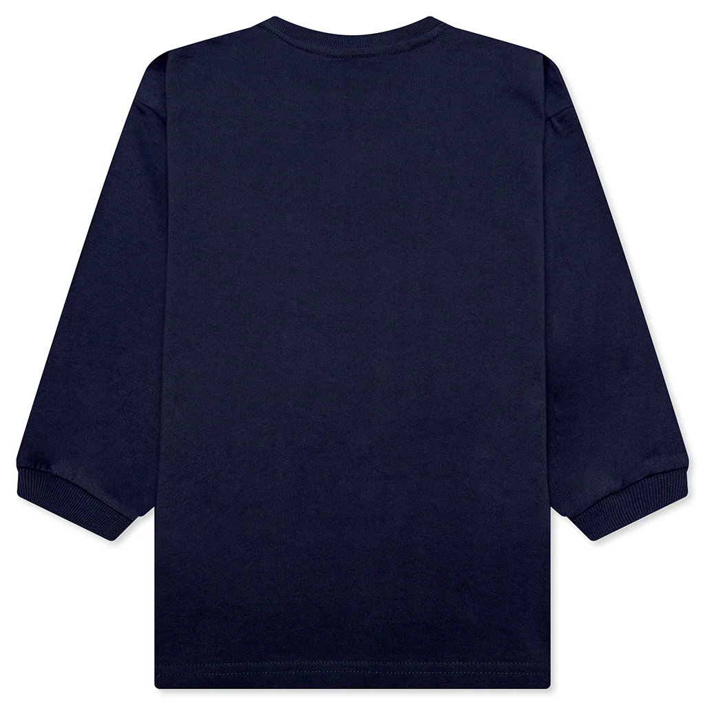 Kids Academy L/S T-Shirt - Navy Blazer - Image 2