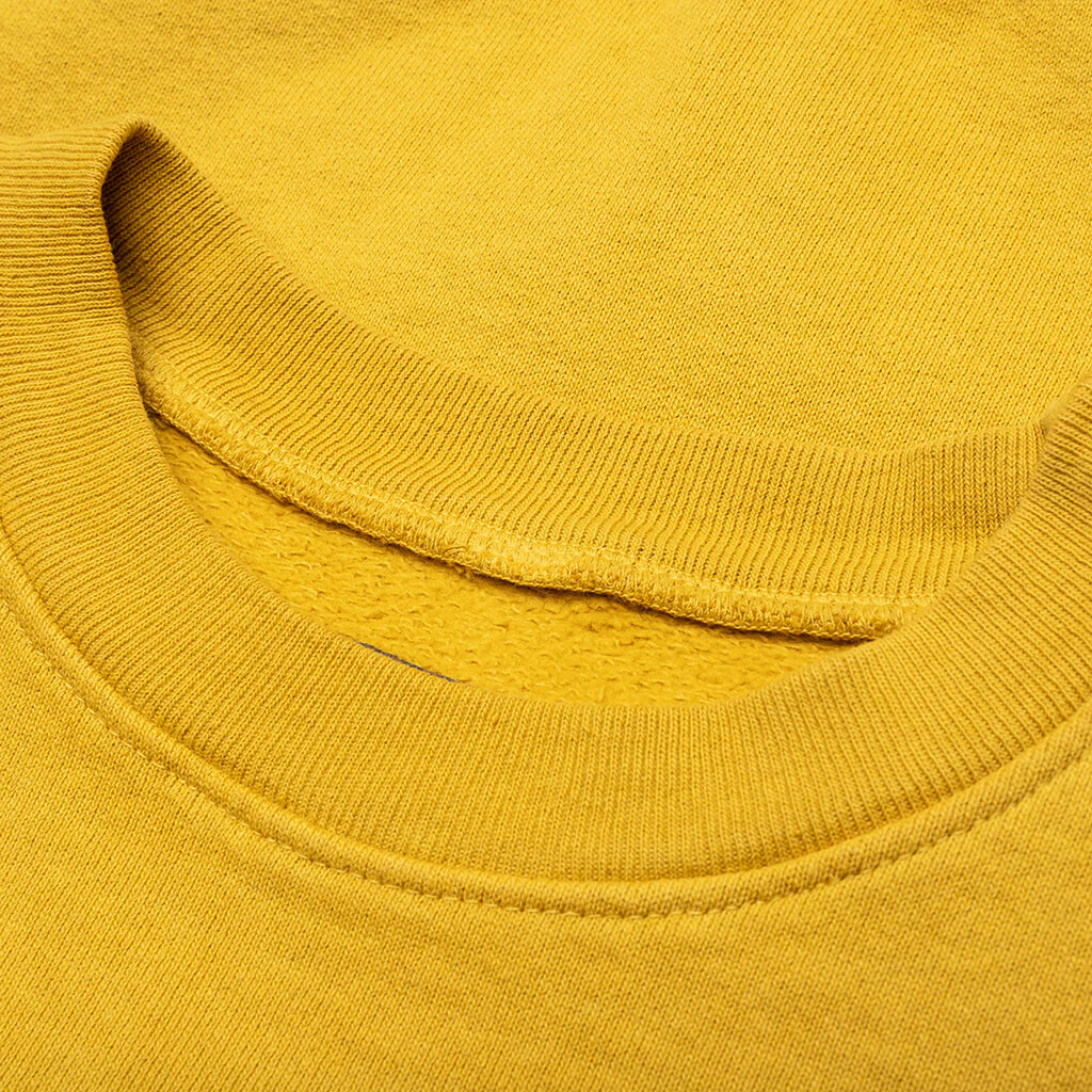 Kids Bubble Play Crewneck - Dijon - Image 3